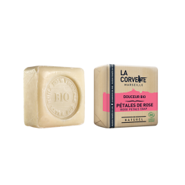 Jabón de Marsella y leche de burra - Rosa de La Corvette 100g